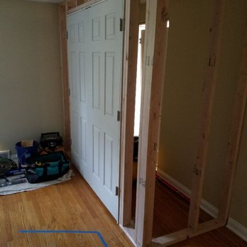 Basement repair and water restoration framing, West Chester PA